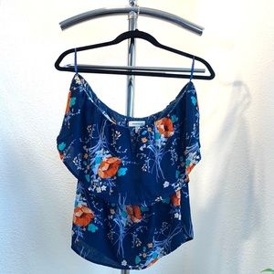 Monteau Floral Tube Top